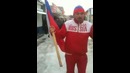 Эстафета олимпийского огня в Ростове в пролетарском рынке (Sochi 2014 Olympic flame in Rostov)