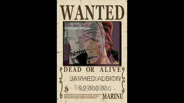 One piece wanted..2013