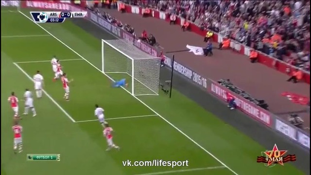 Арсенал 0:1 Суонси | Английская Премьер Лига 2014/15 | 36-й тур | Обзор матча