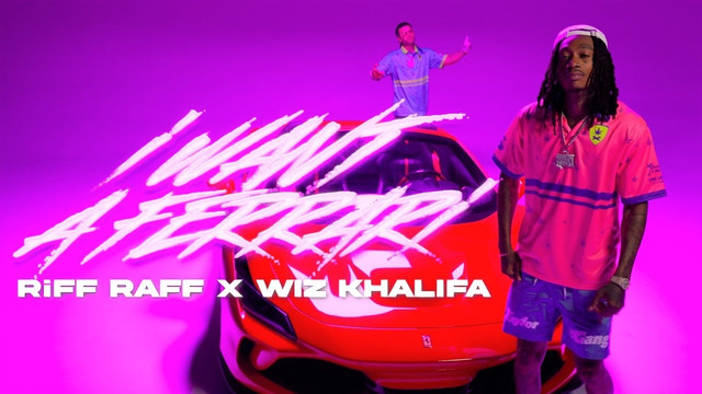 RiFF RAFF x WiZ KHALiFA – i WANT A FERRARi (Official Music Video)