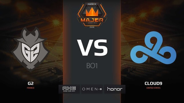 FACEIT Major London 2018: G2 vs Cloud9 (inferno) CS:GO