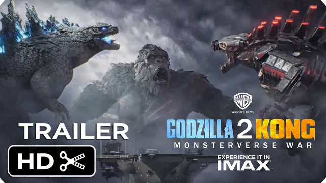 Godzilla Vs Kong 2: Monsterverse War – First Look – Teaser Trailer – Warner Bros