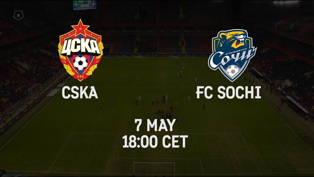 CSKA vs FC Sochi | May 7 | RPL 2021/22 - Mover.uz