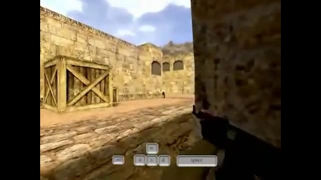 CS 1.6 Обучение трюкам, как прыгать long jump и т.д