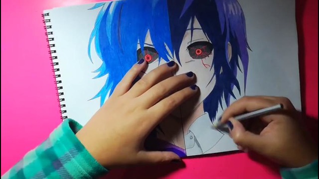 Speed Drawing – Ayato & Touka Kirishima (Tokyo Ghoul) – YouTube