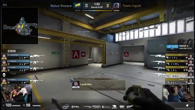 CSGO Natus Vincere vs. Team Liquid [Nuke] – Group A – IEM Oakland 2016