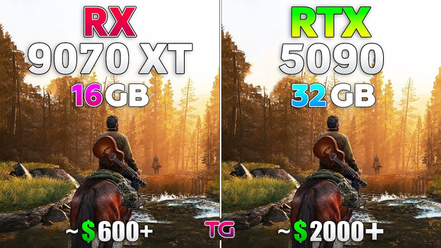 RX 9070 XT vs RTX 5090 – Comparison in 11 Games | 4K