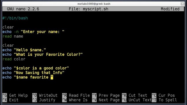 Shell Basics Writing a Shell Script Linux Tutorial 5
