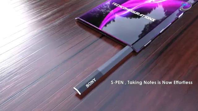 Sony Xperia Note Introduction Concept, Note 8 Killer with Edge Display S-Pen