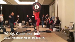 Muhammad Begaliev 85 kg. US Open Weightlifting 2013