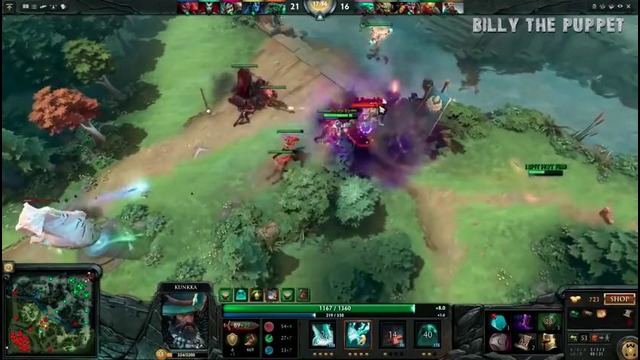 Dota 2 Puppey Kunkka комбек с Рапирами