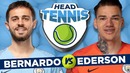 Bernardo silva and ederson head tennis challenge! | portugal v brazil
