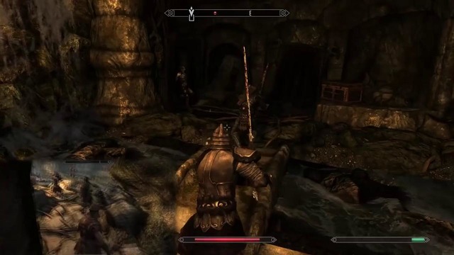 Skyrim Together – Caves and Dungeons Gameplay