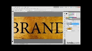 Photoshop – Branding type on a texture (Lynda.com)
