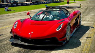 HYPERCARS go FLAT OUT on the runway!! SupercarFest 2024