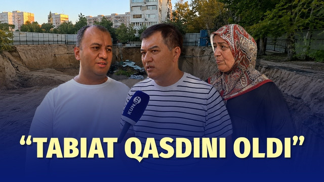Yozmagan joyimiz qolmadi” – kotlovani o‘pirilgan qurilishdan odamlar norozi