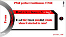 Ingliz tili darslari – Past perfect continuous O’tgan tugallangan davom zamon