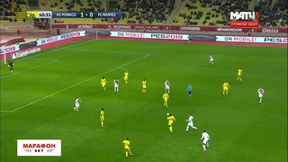 (HD) Монако – Нант | Французская Лига 1 2018/19 | 25-й тур