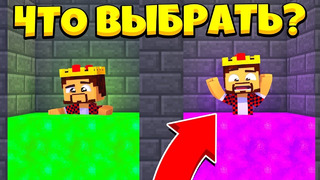 Что выберешь ты чтобы выжить! майнкрафт