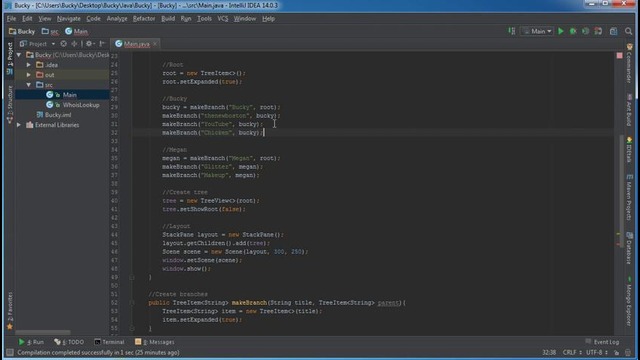 JavaFX Java GUI Tutorial – 16 – TreeView