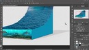 3d sea wave tsunami photoshop cc 2015.5 tutorial
