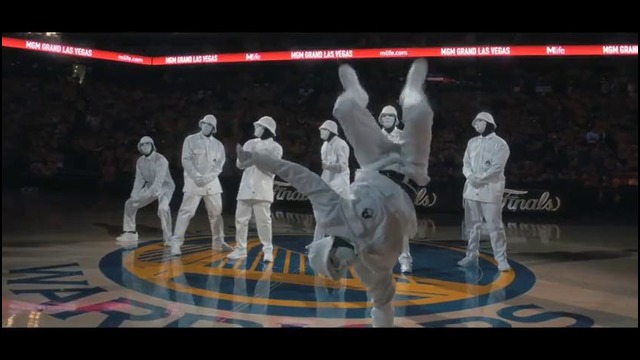 Jabbawockeez на финале НБА 2016