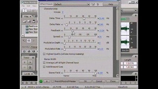 Adobe Audition 2 уроки – 18 Эффекты основанные на задержке сигнала- Chorus