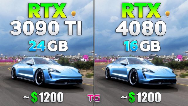RTX 4080 vs RTX 3090 Ti – Test in 8 Games