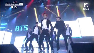 1theK Short Clip BTS Performs Boy In Luv at Showcase