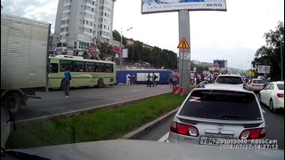 Крушение автобуса во Владивостоке