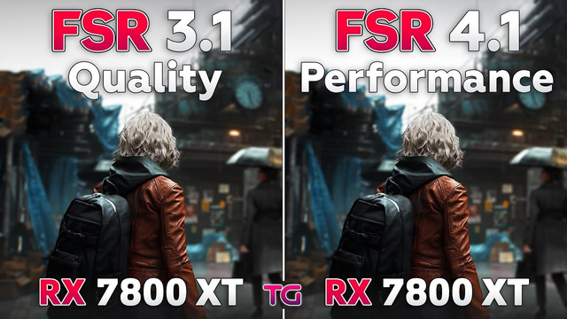 FSR 3.1 Quality vs FSR 4.1 Performance on RX 7800 XT – Graphics & FPS Comparison