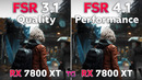 FSR 3.1 Quality vs FSR 4.1 Performance on RX 7800 XT – Graphics & FPS Comparison