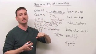 Business English Vocabulary- The Stock Market