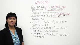 Speaking English – How to use ‘unless