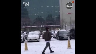 RUS SUB BANGTAN BOMB Snowball fight (Jimin’s cam)
