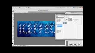 Photoshop – Creating ice type (Lynda.com)