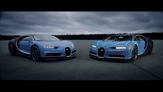Bugatti Chiron из миллиона кубиков Lego