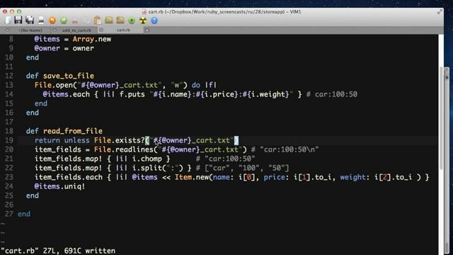Научись программировать на Ruby – запись и чтение файлов (эпизод 28)
