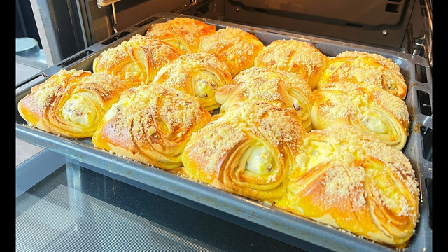 РЕЦЕПТ БОМБА/ТАКИЕ ВКУСНЫЕ БУЛОЧКИ ХОЧЕТСЯ ГОТОВИТЬ КАЖДЫЙ ДЕНЬ/ПРОСТЫЕ ИНГРЕДИЕНТЫ/Как же это Вк