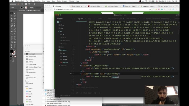 18 ALL YOUR HTML, intersectionObserver и SVG анимация маски – YouTube