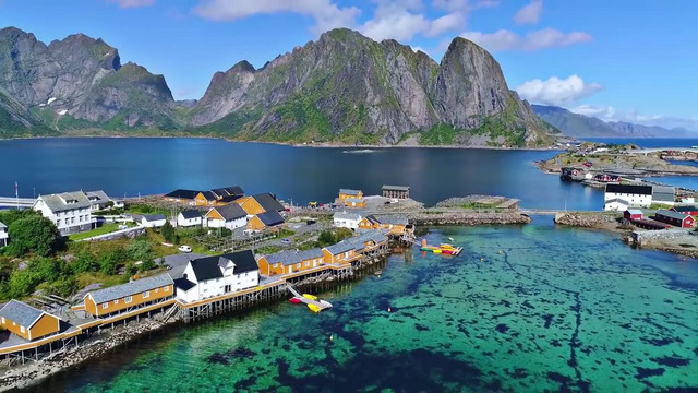 Прекрасные Лофотенские острова – Норвегия / Аэросъёмка с дрона HD
