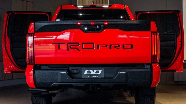 2024 Orange Toyota Tundra TRD Pro – Luxury Pickup Truck in Detail