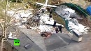 В США легкомоторный самолёт упал на жилой дом