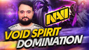 NAVI 9pasha Доминирует на Void Spirit