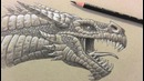 Рисуем Голову Дракона (Time Lapse)