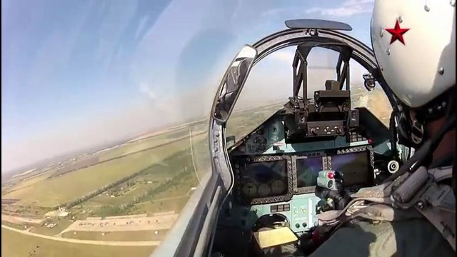 Высший пилотаж Су-27СМ и Су-34 с камер GoPro