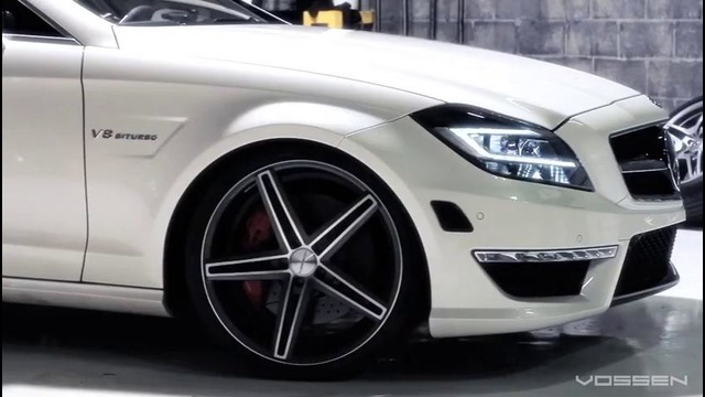 Vossen Mercedes Benz CLS63 AMG on 20 quot; VVS CV5 Concave Wheels Rims (HD)