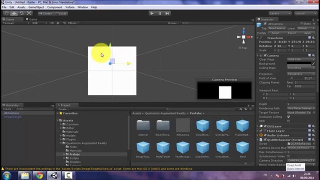 Augmented reality 3d vuforia unity tutorial (part 1)