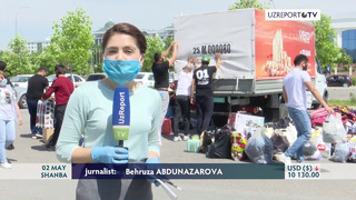 Toshkentliklar Sardobaga gumanitar yordam yuborishdi