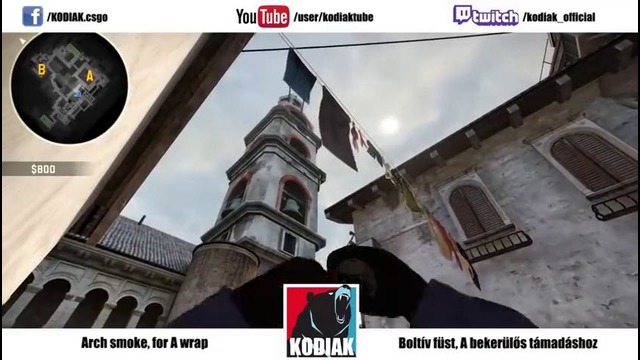 Раскидка гранат на карте de inferno